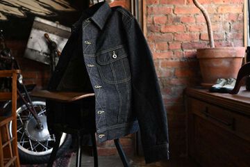 Lot.2405 13oz Riders Jacket Left Hand Denim,, small image number 9