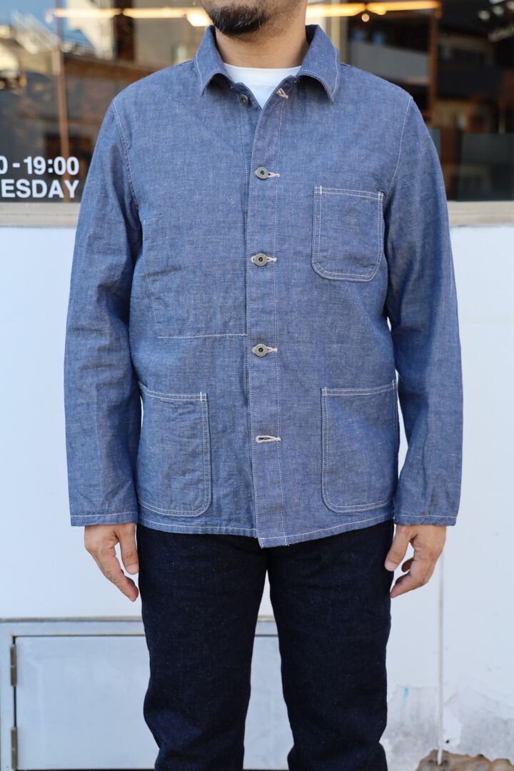 ONI03101-HC 8.3oz Heavy Chambray Coverall-KHAKI OLIVE-38,KHAKI OLIVE, medium image number 24