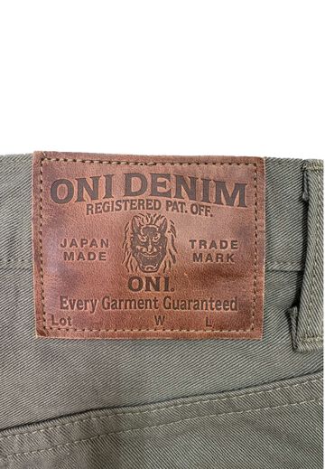 ONI266SVC-GOL Selvedge Chino Light Olive Relax Straight,, small image number 9