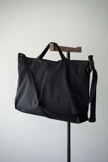 CAP709AC High Density Milcloth / Tuck Tote (BLACK),BLACK, small image number 1