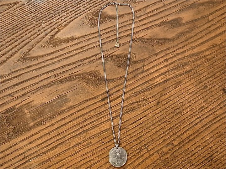 13AA-103 Quarter Dollar Necklace -diamond-,, medium image number 7