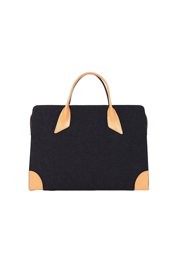 K-3 Selvedge Denim Business Bag-DENIM x Vegetable Tanned Leather,DENIM x Vegetable Tanned Leather, small image number 1