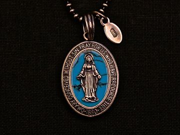 13AH-280 Mary Necklace -Turquoise-,, small image number 0