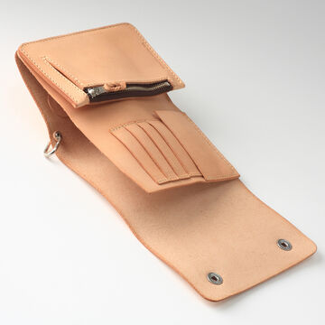 TW01-MID "MID LINE" Short Wallet TW01-MID,DRAMSUDDLELEATHER NATURAL, small image number 12