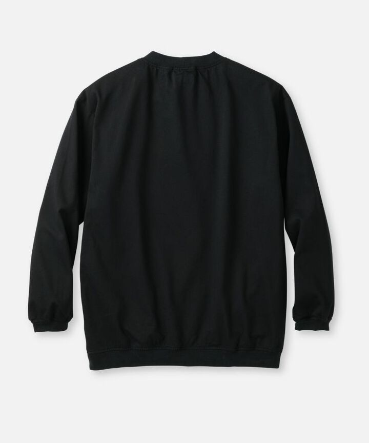 JLS1030M31 BASIC SATIN SHIRT-BLACK-XL,BLACK, medium image number 1