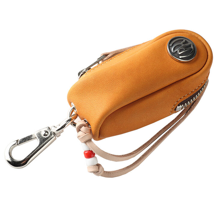 PAILOT RIVER PR-KB-A (REDMOON) Key Case PR-KB-A (Grove Leather Black
 Grove Leather Light Brown
 Grove Leather Dark Brown
 Grove Leather Dark Brown / Light Brown
 Grove Leather Light Brown / Black
 Grove Leather Black / Dark Brown),GROVE LEATHER LIGHT BROWN, medium image number 3