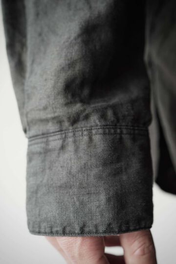 244SH08 Natural Dyed Linen / The Shirts,SUMI, small image number 19