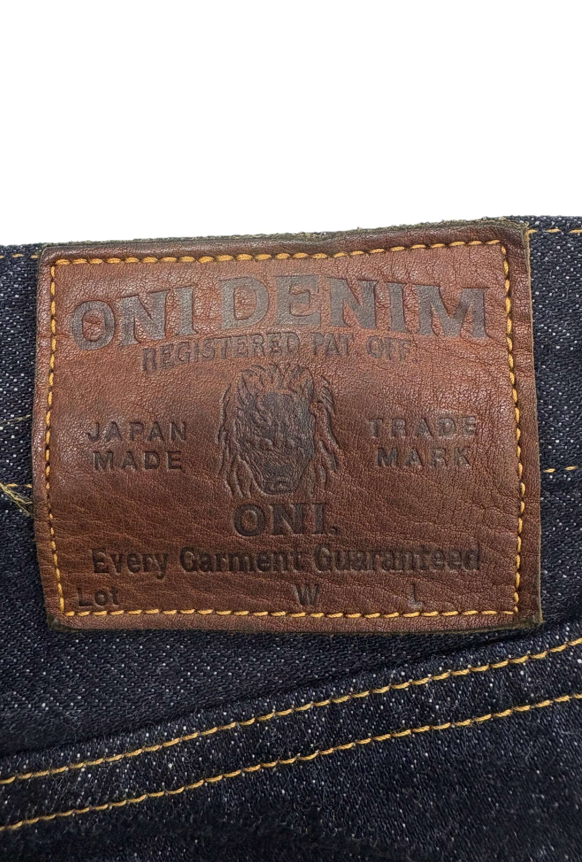 DENIMIO | ONI-L700 14oz Selvedge Denim Ladies Just Right Straight