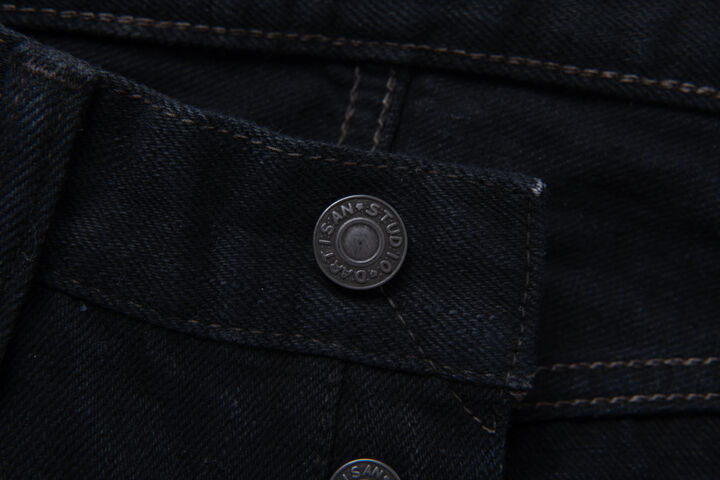 SP-120 18oz 45th AMAMI DOROZOME x INDIGO Jeans Regular Straight,DARK BROWN, medium image number 3