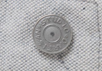 1896 13oz UPCYCLE Indigo Canvas Pants Regular Straight,L.IND, small image number 3