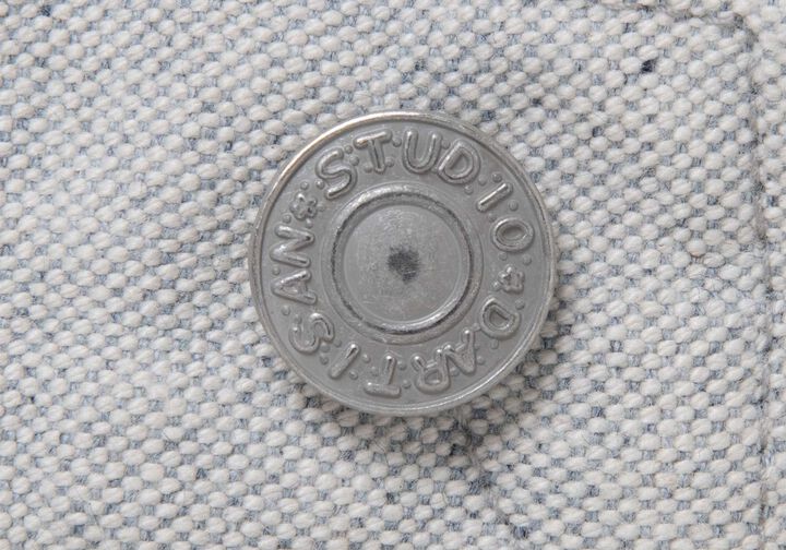 1896 13oz UPCYCLE Indigo Canvas Pants Regular Straight,L.IND, medium image number 3