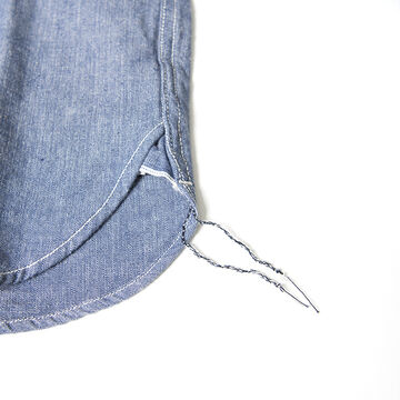 5333A シャンブレー長袖ワークシャツ,, small image number 8