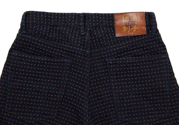 D1897 15oz Kakishibu Sashiko Jeans Relax Tapered,, medium image number 5