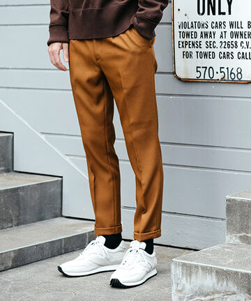 M-18102  / RETORO POLYESTER TWILL / ONE PLEATS STA-PREST TAPERED PANTS,GRAY, small image number 23