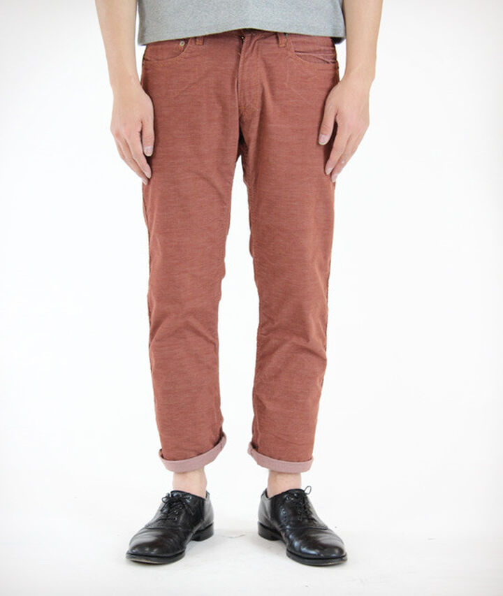 JB2101 TC CORDUROY ANKLE CUT SLIM STRETCH (Bordeaux),, medium image number 13