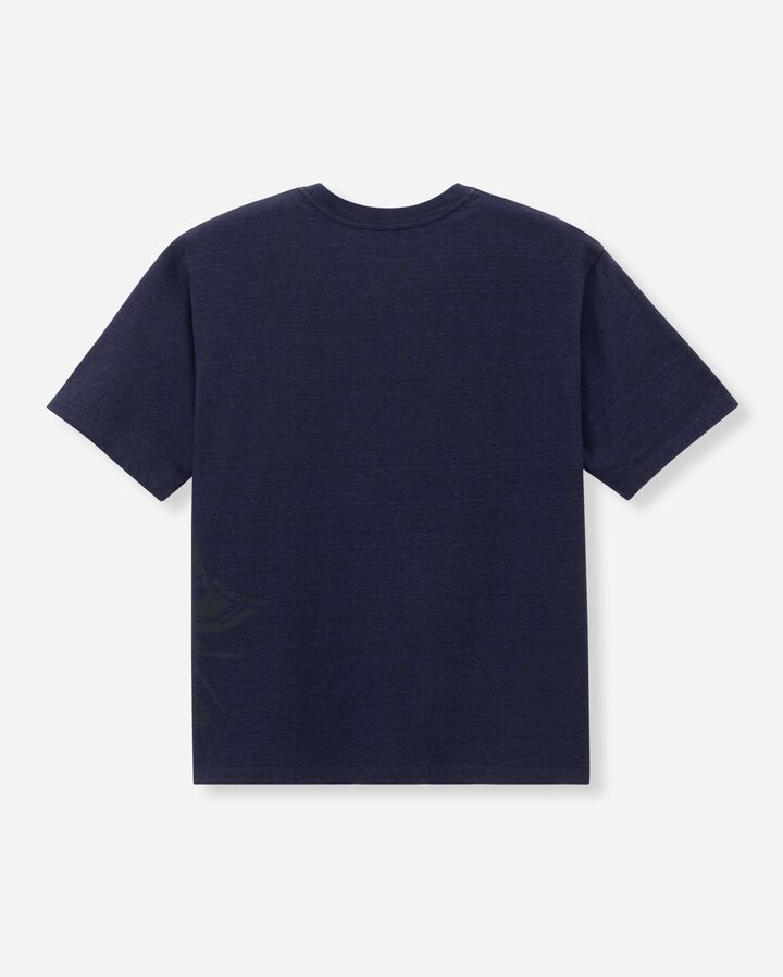 MXTS1048 YARN DYED SHORT SLEEVE T-SHIRT MOMOTARO,INDIGO, medium image number 5