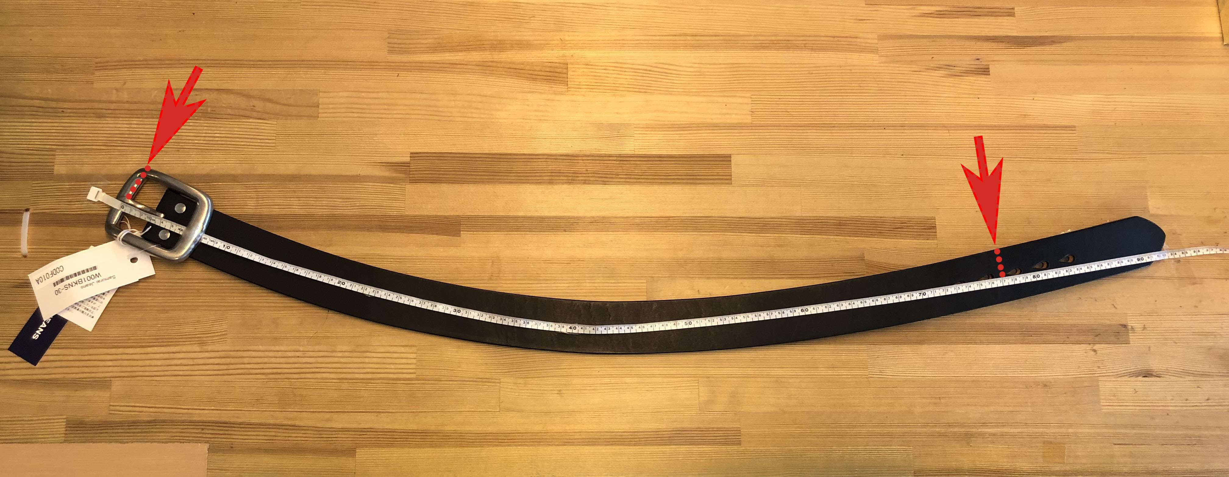 W001 Thick curve belt