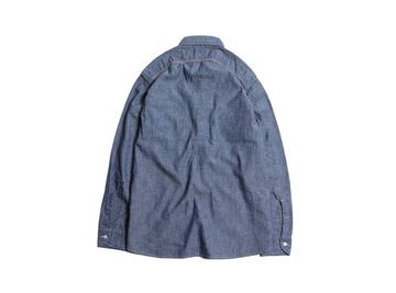 TR-SH04 Harvest Long Sleeve Shirt-INDIGO-L,INDIGO, small image number 1