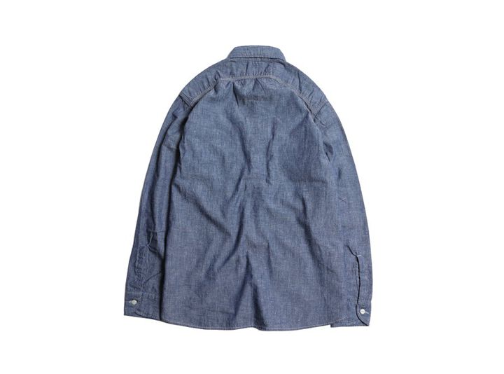 TR-SH04 Harvest Long Sleeve Shirt-INDIGO-L,INDIGO, medium image number 1