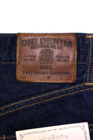 ONI-L722-12Z 12oz Selvedge Denim Super Wide Straight Zip-fly【WOMEN'S】,, small image number 6