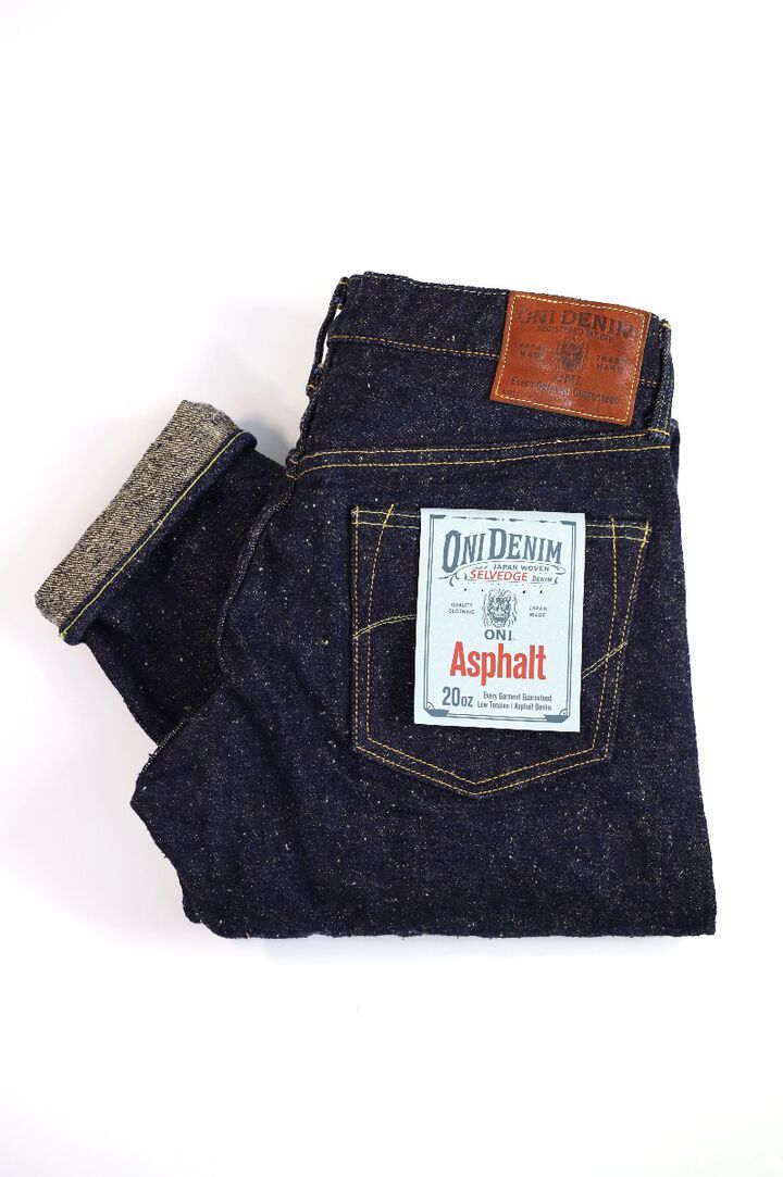 ONI622-Asphalt 20oz Asphalt Denim Relax Tapered