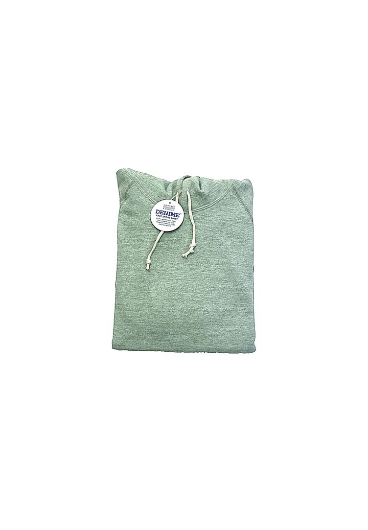 Lot 270 88/12 Heather 4-Needle Raglan Hoodie,GRAY, medium image number 16