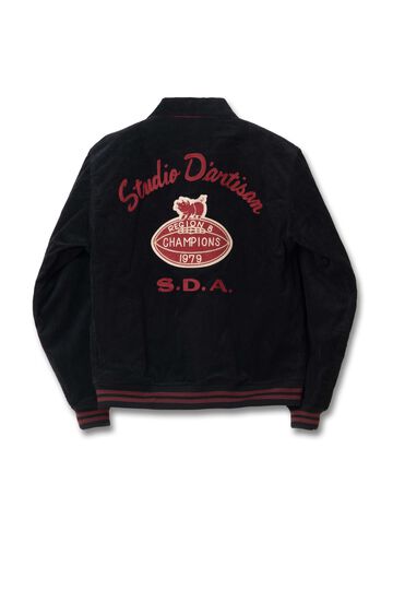 4626 Corduroy Stadium Jacket,BROWN, small image number 3