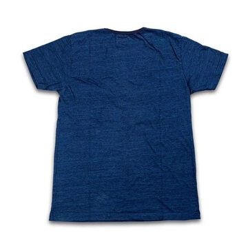 GZ-IDTH-25 Indigo Henry Neck T-shirt,INDIGO, small image number 1