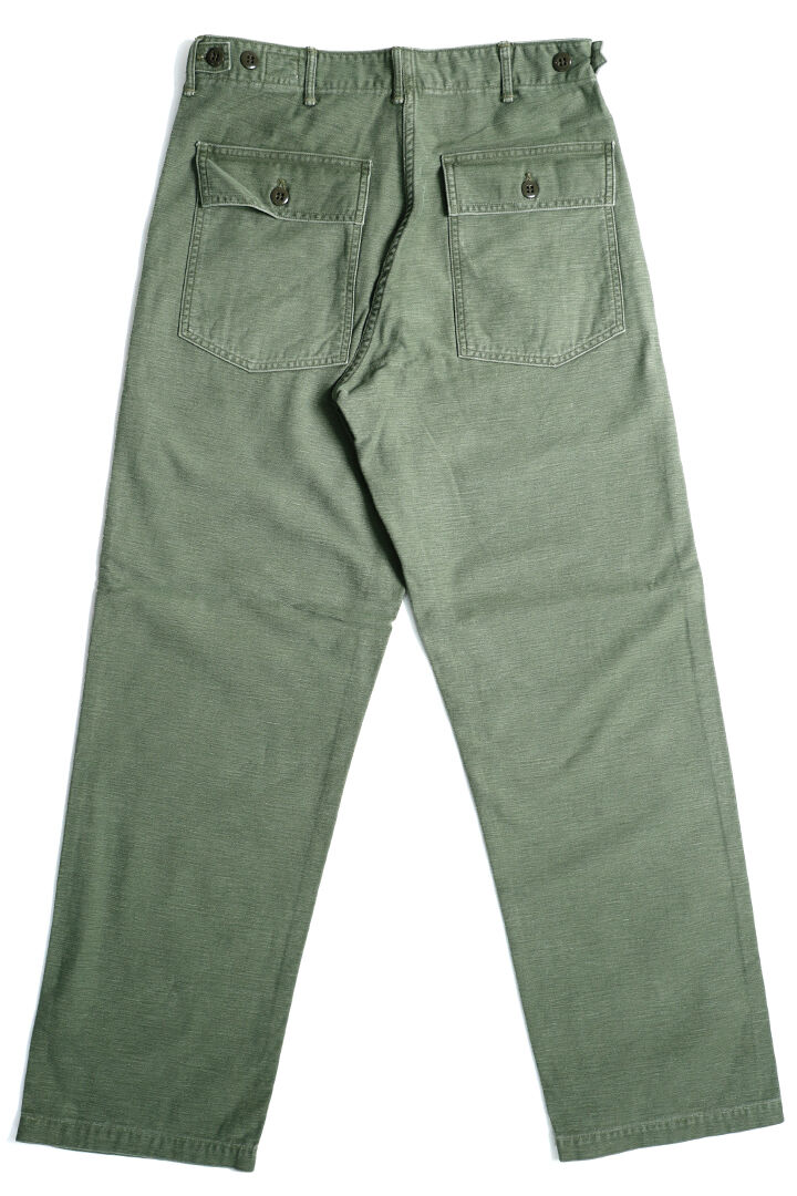 01-5002-216 US ARMY FATIGUE PANTS USED WASH (REGULAR FIT),GREEN USED, medium image number 8