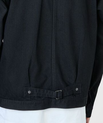 JBOT11033A 14OZ BLACK DENIM 1ST TYPE JACKET,, small image number 4