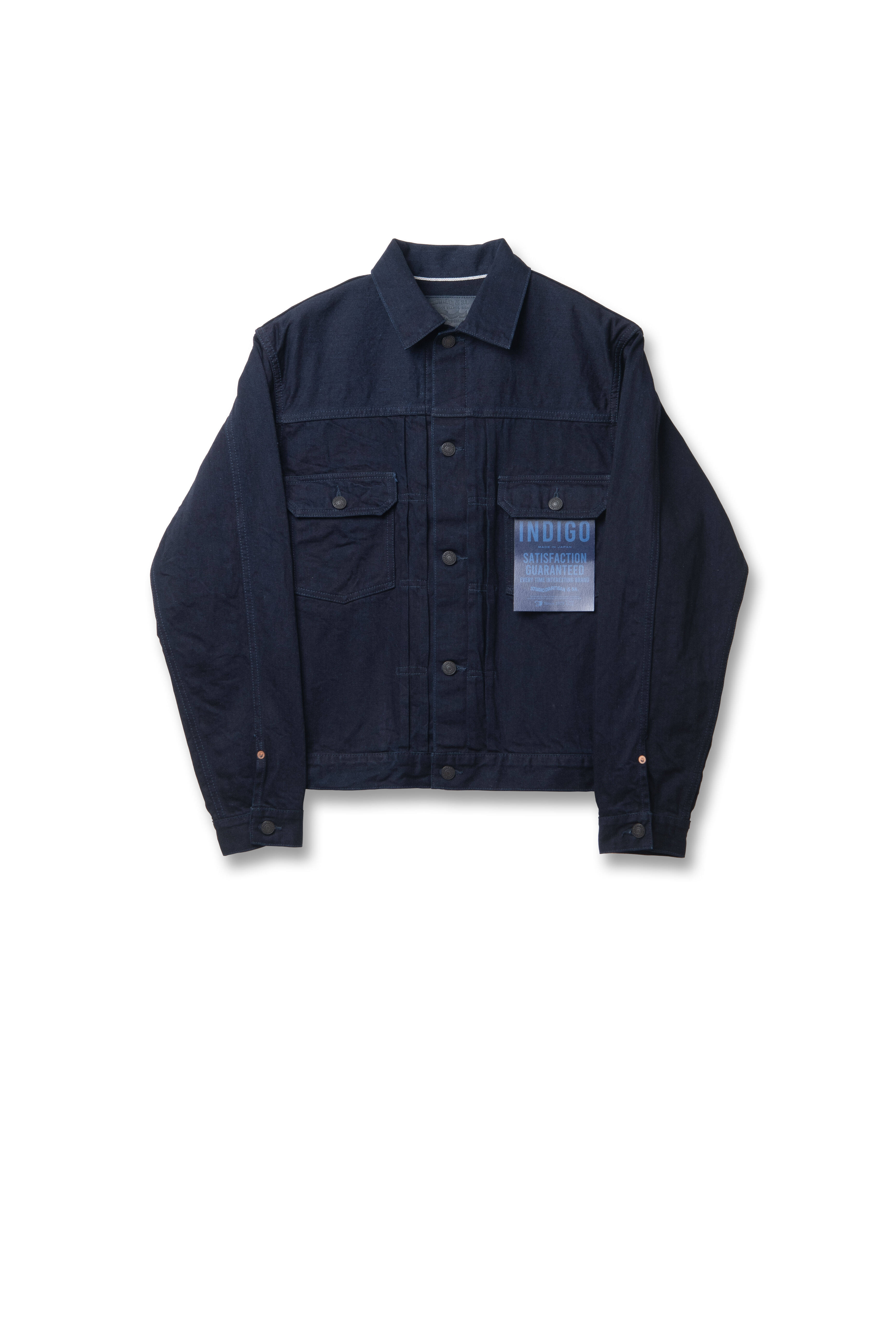 DENIMIO | 【Pre-Order】D4681 12oz Double Indigo Denim Jacket