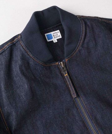 JBOT1307 13oz Denim Bomber Jacket,INDIGO, small image number 1