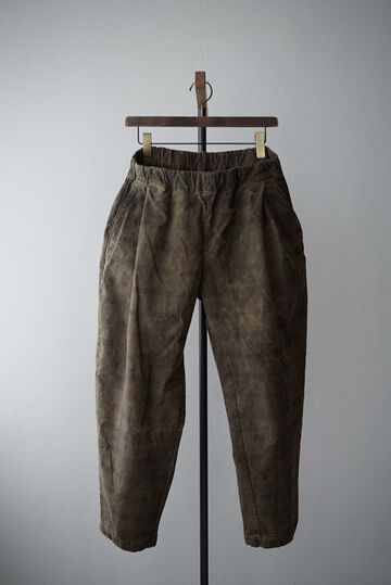 【CAPERTICA】CAP708PT08 Natural Dyed Check / Peg Top Easy Pants,BENGARA, small image number 20