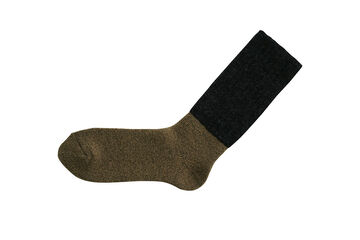 NK0208 Mohair Wool Pile Socks/Mens-SNOW NAVY-M,SNOW NAVY, small image number 4
