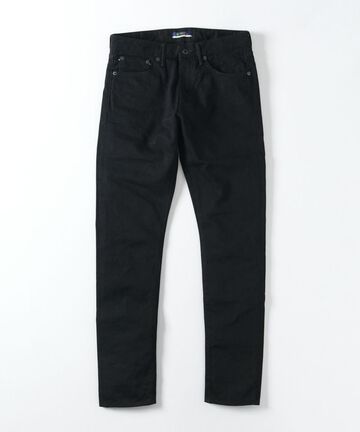 J214 14oz Tapered Model Black Denim Selvedge-One Wash-31,, small image number 5