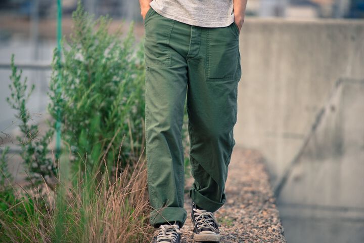 TCB50SBKPTOL TCB 50's BAKER PANTS (OLIVE)