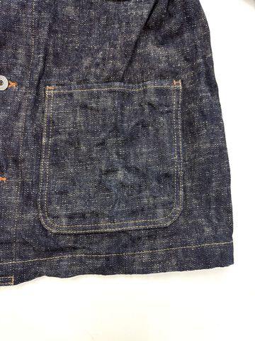 ONI03502-KASURI 17oz ONI Kasuri Denim Coverall,, small image number 6