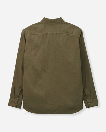 MMLS6006 LINEN L/S SHIRT,KHAKI BEIGE, KHAKI BEIGE, KHAKI BEIGE, small image number 5