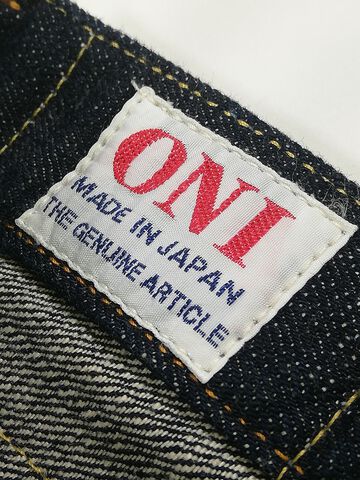 ONI-912HM 14oz Original ONI Fabric Hand-sewn Relax Tapered ,, small image number 8
