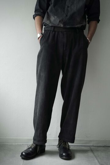 244PT06 Sashiko / Side Seamless Slacks,ANKOKU, small image number 1