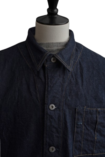 XX604 (001) 12oz Natural Indigo Selvedge Denim – Coveralls, 100% Organic Cotton from Five Continents,, small image number 1