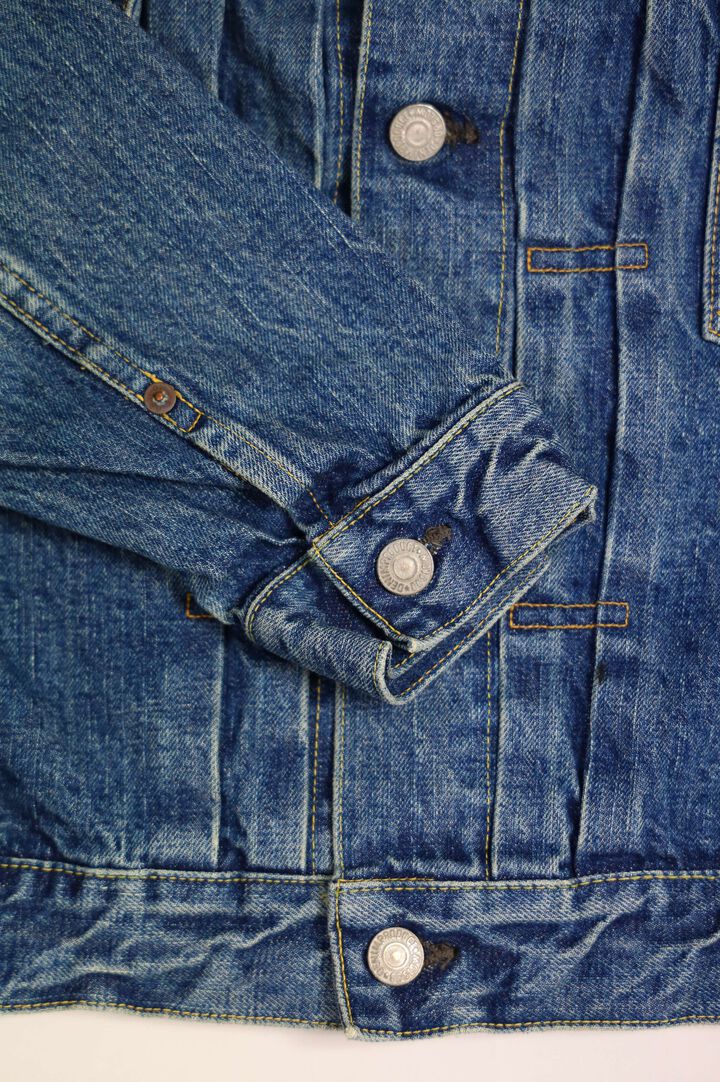 01-6002 2nd type 50's denim jacket Used Wash (2 YEAR WASH),, medium image number 2