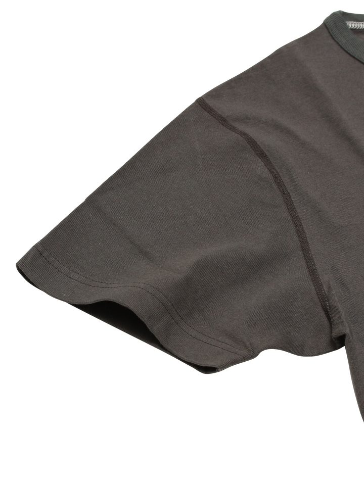 BR-8145 Vintage V Gudget Short Sleeve T-shirts (6 COLORS)-IVORY- M,IVORY, medium image number 13
