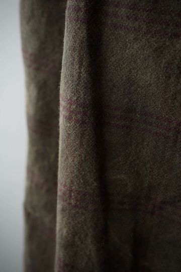 【CAPERTICA】CAP708PT08 Natural Dyed Check / Peg Top Easy Pants,BENGARA, small image number 17