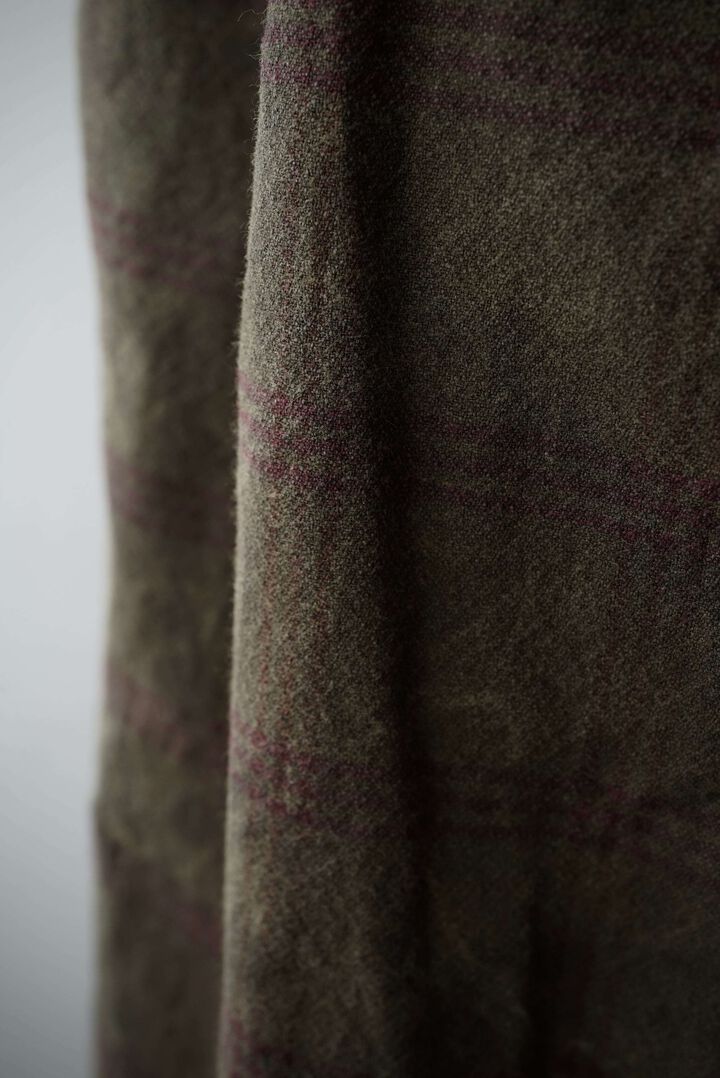 【CAPERTICA】CAP708PT08 Natural Dyed Check / Peg Top Easy Pants,BENGARA, medium image number 17