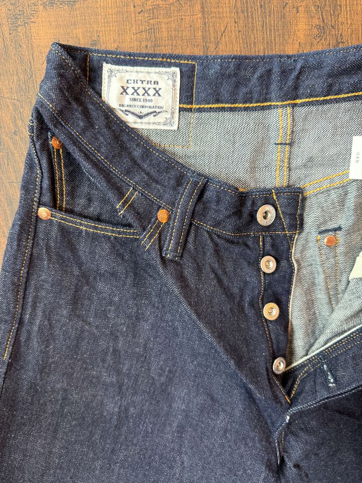 XX003 12oz XXXX-EXTRA Natural Indigo Selvedge Wide Denim (100% Organic Cotton from Five Continents),, medium image number 1