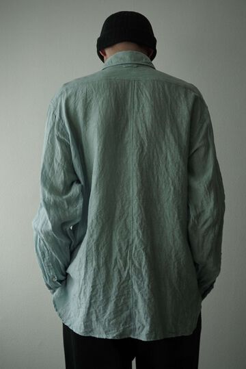 【CAPERTICA】CAP710SH12 Sunny Dry Linen / F/F Shirts,OFF BLACK, small image number 22