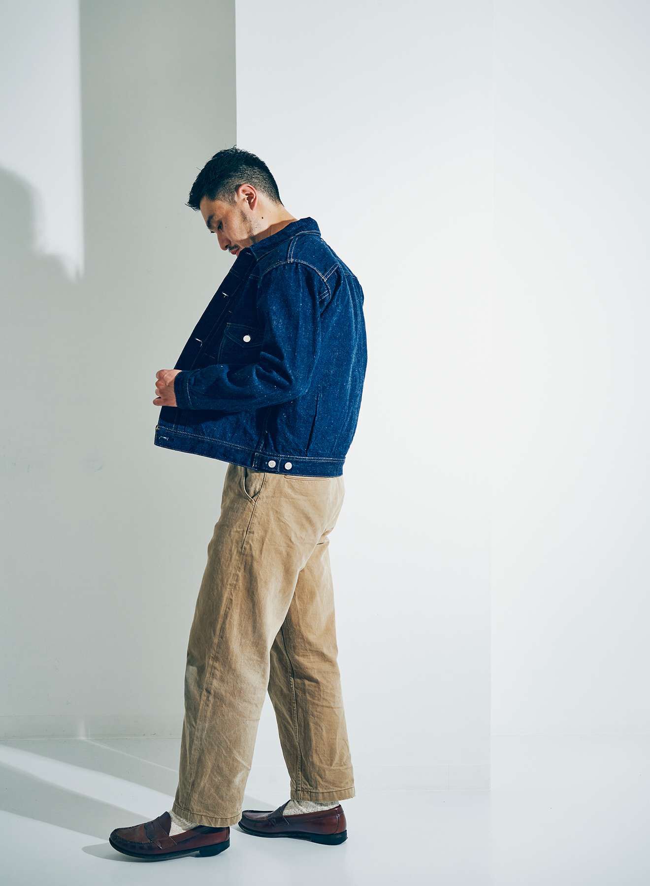 S101AX-SAKURA 18oz Indigo + Sakura Denim Jacket | Samurai