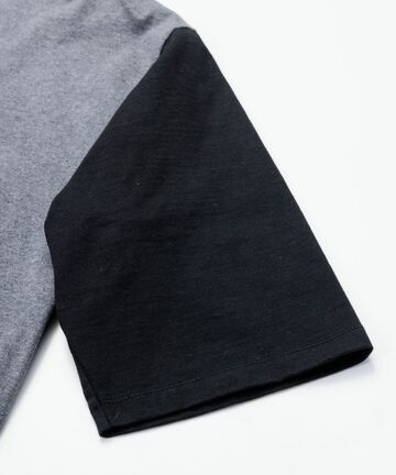 MTS0130M31 HENRY NECK BASEBALL HALF SLEEVE T-SHIRT-WHITE / BURGUNDY-L,WHITE / BURGUNDY, small image number 11