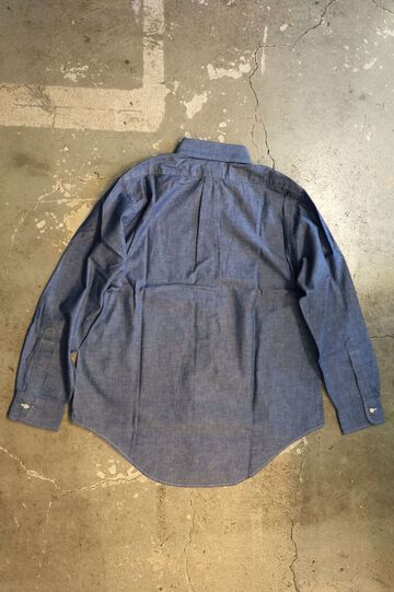 01-8112 Standard Button Down Shirt Chambray,, small image number 1